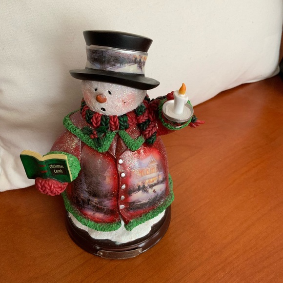 Thomas Kinkade Snowman - Picture 1 of 3